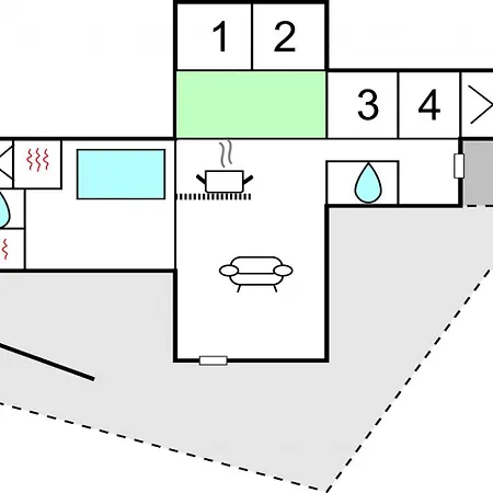 Four-bedroom Holiday In * Blåvand